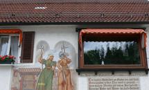 Wandmalerei am "Weibergraben" in Wolfach